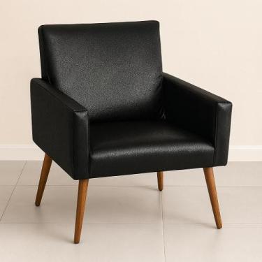 Imagem de Capa para Poltrona decorativa Sala Nina  Malha Acetinada com Brilho  D