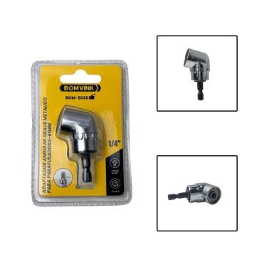 Imagem de Adaptador Angular Graus Metálico Parafusadeira 61Mm 1/4