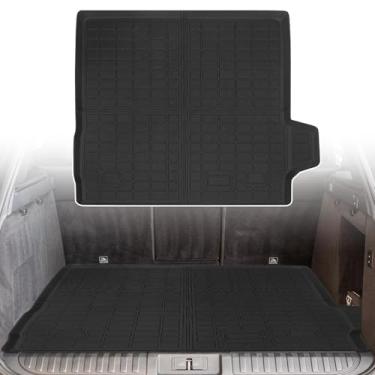 Imagem de ZQULOYO Tapete de porta-malas para acessórios esportivos Ranger Rover 2023-2025 para todos os climas, forro de carga traseiro, tapete para animais de estimação