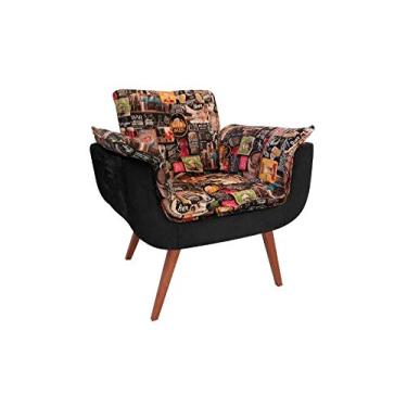 Imagem de Poltrona Opalla Retrô - Cores, 01 Lugar, Base Palito