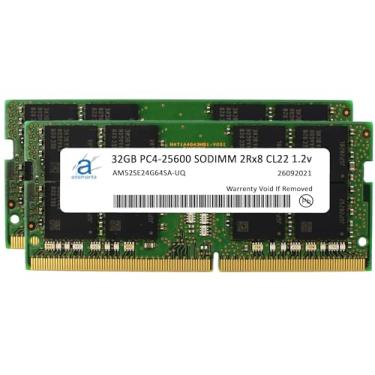 Imagem de Adamanta 64 GB (2 x 32 GB) compatível com ASUS ExpertBook B2 Flip B2502F (Intel de 13ª geração), laptop B2502FVA DDR4 3200MHz PC4-25600 SODIMM 2Rx8 CL22 1.2v Notebook memória RAM atualizada