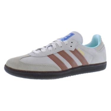 Imagem de adidas Samba OG Tênis masculino verde colegiado/FtWht/tamanho de chiclete, Estratos de Argila, 4