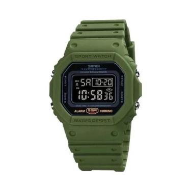 Imagem de Relógio Digital Esportivo Masculino Luxuoso À Prova D'Água SKMEI 1628 