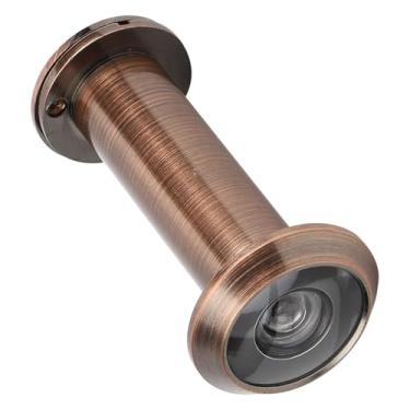 Imagem de GLOGLOW Visor de Porta Grande Angular de 220 Graus, Olho Mágico de Segurança Antirroubo Com Tampa Resistente, para Madeira, Fibra de Vidro ou Porta de (Abertura antiga vermelha estendida de 16 mm,)