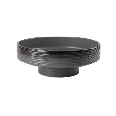 Imagem de Pires de plantas Prato de cerâmica com base baixa e rosca para arranjos florais, estilo chinês, ideal para mesa