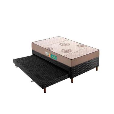 Imagem de Colchão Polar D33 Class Pérola Brown+Bicama 88x188 - Colchões Polar