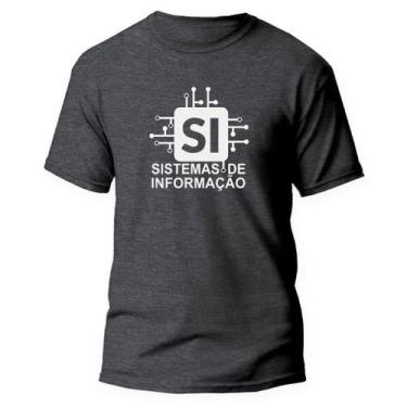 Imagem de Camiseta Algodão Premium Estampa DTF Sistema da Informação - Pavesi, G