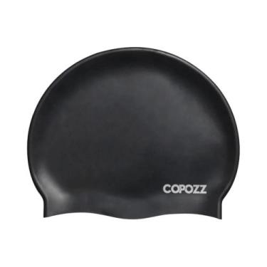 Imagem de Touca De Natação Profissional Em Silicone Elástico Impermeável Para Ho