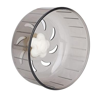 Imagem de CUOFYUNL 13cm adorável hamster correndo roda de exercício de plástico pequeno brinquedo para animais de estimação rato correndo brinquedo