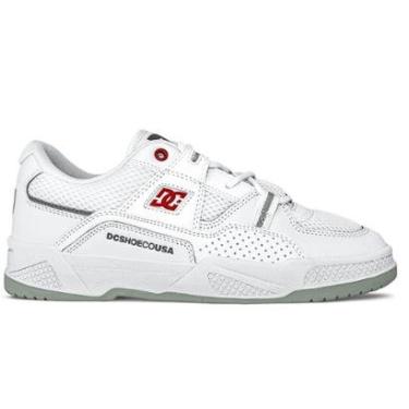 Imagem de Tênis DC Shoes Construct IMP Unissex | Branco Cinza-Unissex