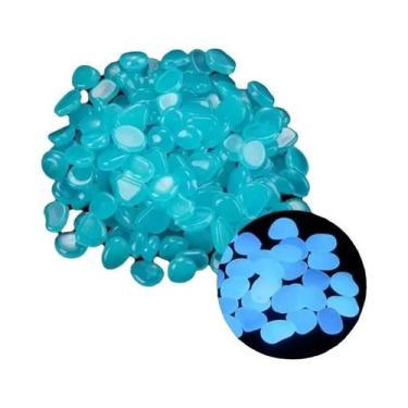 Imagem de Pedras De Resina Luminosa Para Caminhos De Jardim E Aquários, Brilham 