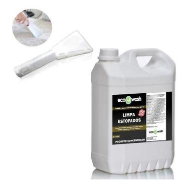 Imagem de 5l Produto Lavagem A Seco De Sofá Estofados + Bico Extratora - Eco Was