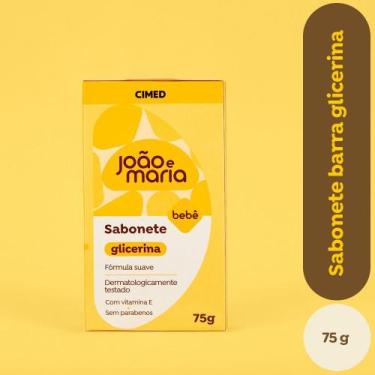 Imagem de Sabonete Em Barra Glicerina João e Maria Bebê Cimed 75g