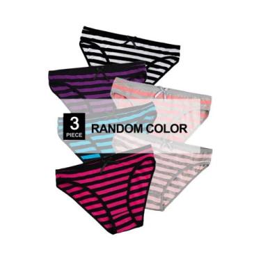 Imagem de Conjunto De Calcinhas De Renda Sexy Para Mulheres, Estampa Listrada, L