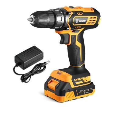 Imagem de Parafusadeira Furadeira 3/8 Com Bateria Lítio-Íon E Carrega