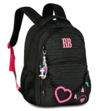 Imagem de Mochila Escolar de Costa Feminina Color RB Rebecca Bonbon Corrente Col