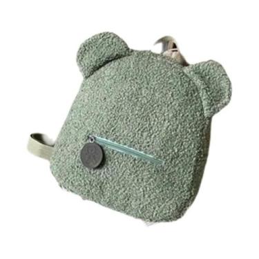 Imagem de Mochila Feminina De Pelúcia Urso Fofo, Bolsa De Viagem Doce, Presente 