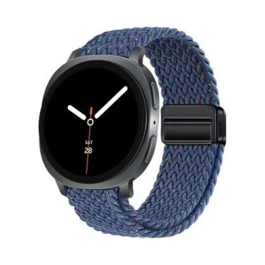 Imagem de Pulseira Magnética De Nylon Trançado Solo Loop De 40mm 44mm 46mm Para 