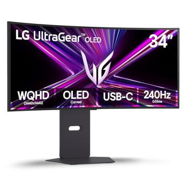 Imagem de LG 34GX900A-B Ultragear WQHD (3440 x 1440), 240 Hz, 0,03 ms, NVIDIA G-Sync, VESA DisplayHDR True Black 400, HDMI 2.1, DisplayPort, USB Tipo-C PD 65 W, Preto
