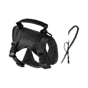 Imagem de Coleira Tática De Nylon Para Gatos Com Kit De Patch E Colete Estilo Mi