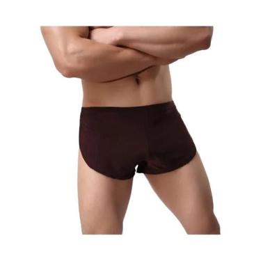 Imagem de Shorts Masculinos Elásticos Soltos Para Academia E Corrida, Em Seda Ge