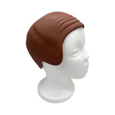 Imagem de Peruca De Látex Para Adultos Com Touca Careca Para Halloween, Fantasia