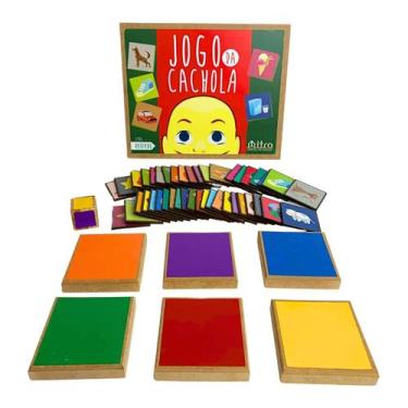 Imagem de Jogo da Cachola Brinquedos Educativos Jogo da Memória Divertido Mitra 