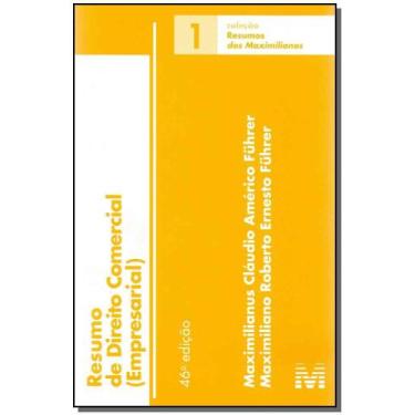 Imagem de Livro - Resumo (01) direito comercial - 46 ed./2017