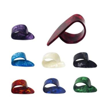 Imagem de Palhetas Antiderrapantes Para Guitarra (10 Peças)  Tamanhos Para Poleg