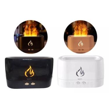 Imagem de Difusor Aromático Purificador Umidificador Névoa Chamas - Oi Vida