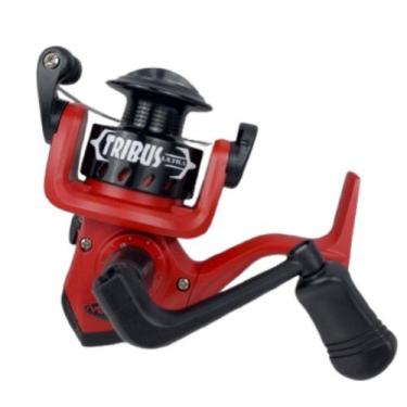 Imagem de Molinete Ultra Light Tribus Vermelho Drag 3kg Carretel Aluminio