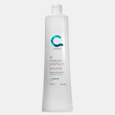 Imagem de Shampoo Nutri Reconstrutor Amavia Restore Premium 1l - amávia