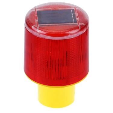 Imagem de Sinalizador Solar Obra Cone Rodovia Avenida Estrada Transito Acidente Alerta Emergencia Segurança Fiscalizaçao