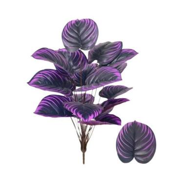 Imagem de Planta Artificial Monstera Grande De 57-75cm, Folhas De Palmeira Falsa