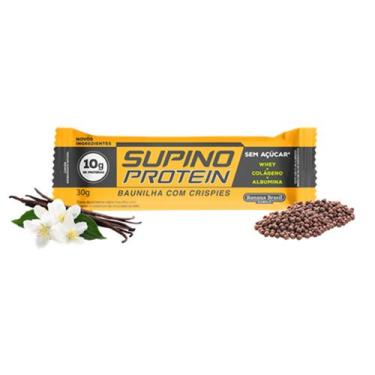 Imagem de Supino Protein sabor Baunilha com Crispies 30g - Banana Brasil