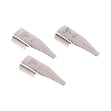 Imagem de Conjunto De Pontas De Caneta-tinteiro Em Aço Inoxidável Prateado De 0,