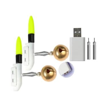 Imagem de Lanterna LED Para Pesca Com Sinalizador De Mordida, Carregamento USB, 