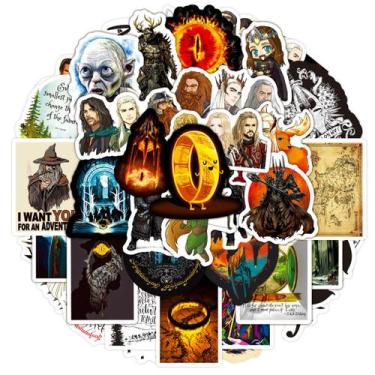Imagem de Adesivos Hobbits Anime Cartoon 50 peças de PVC impermeável - yiweisai