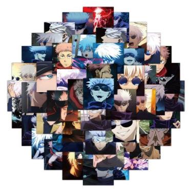 Imagem de Adesivos Jujutsus Kaisens, vinil impermeável, anime, 100 unidades - yi