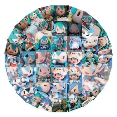 Imagem de Adesivos Hatsunes Fufus Anime, pacote de 50 peças, desenho animado dec