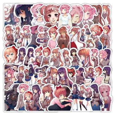 Imagem de Adesivos Dokis Dokis Literatures Clubs 53 unidades à prova d'água - yi