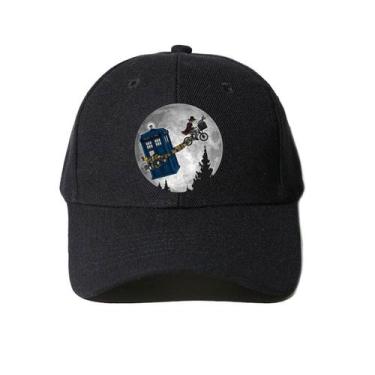 Imagem de Boné de beisebol Doctor Who Anime Snapback, algodão preto - Yiweisai
