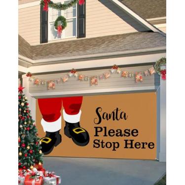 Imagem de Capa de banner de porta de garagem Cantando no Natal 213x244cm - Singi