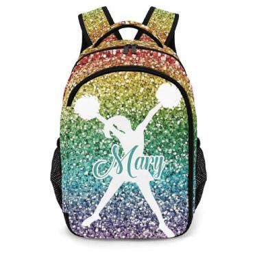 Imagem de Mochila Anneunique personalizada Cheerleader para acampar e caminhar