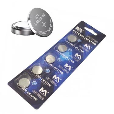 Imagem de Cartela Com 5 Unidades De Bateria Sr920 Litio 1.5v