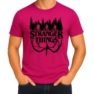 Imagem de Camisa Camiseta de Algodão Masculina Feminina Unissex SÉRIE Stranger T