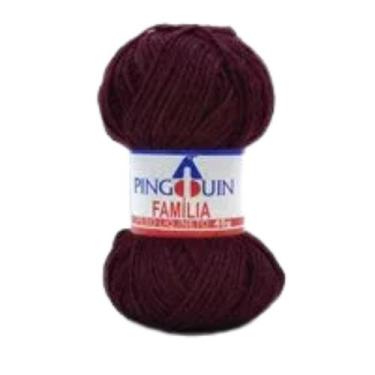 Imagem de Lã Familia Pingouin 40g 100% Acrilico 106m Artesanato Tapete -, cabern