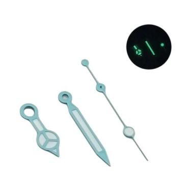 Imagem de Ponteiros De Relógio Luminosos Verdes Para Movimento Automático NH35 N