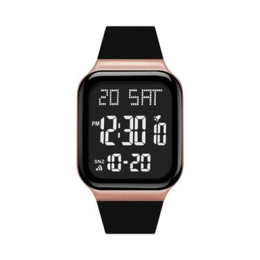 Imagem de Relógio Digital Esportivo Unissex À Prova d'Água Com LED Luminoso, Mod