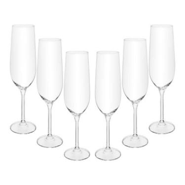 Imagem de 6 Taças de Champanhe Crex 270ml Cristal Ecológico - Wolff